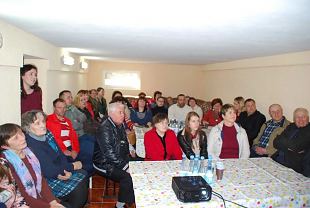 Meeting with Leitgiriai village community